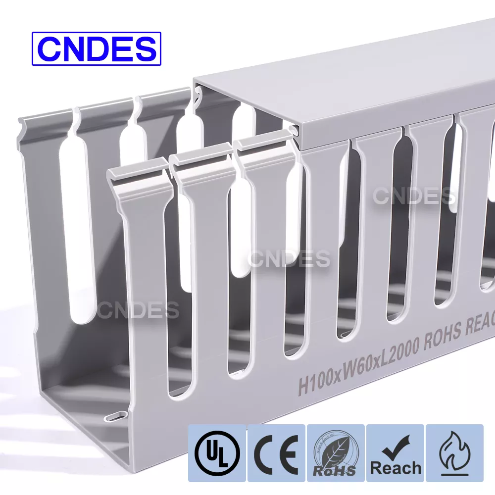 इलेक्ट्रिकल पॅनल्ससाठी 100×60 PVC डक्ट