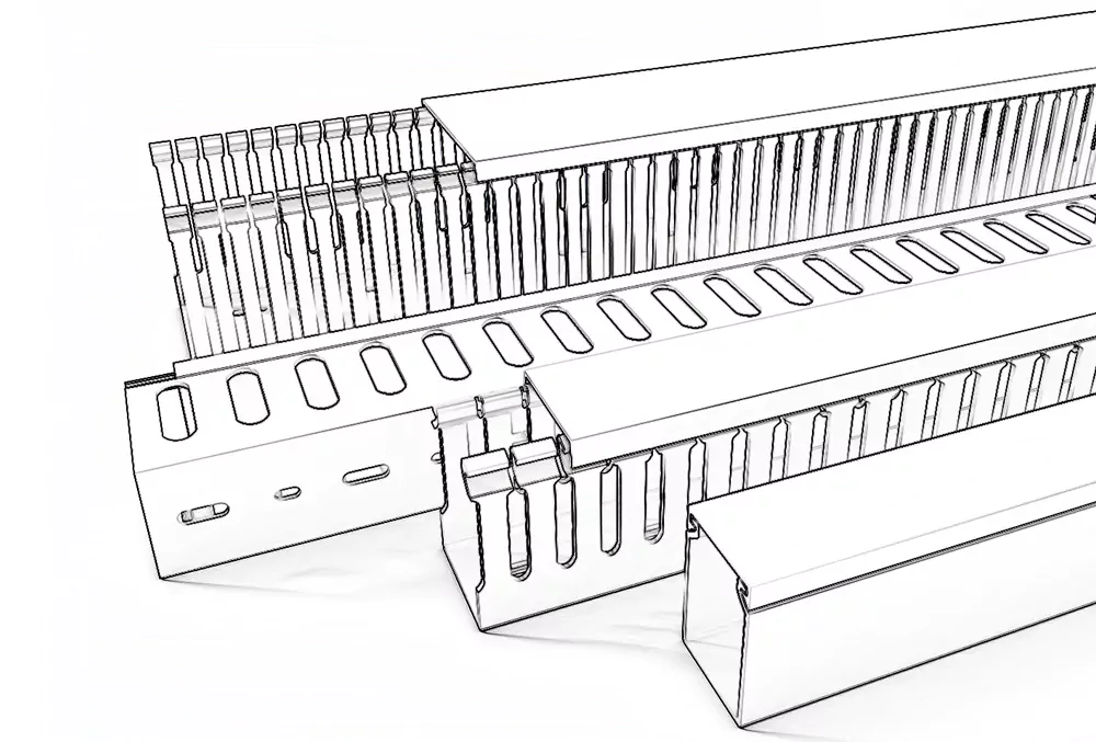 सानुकूल पीव्हीसी वायरिंग नलिका