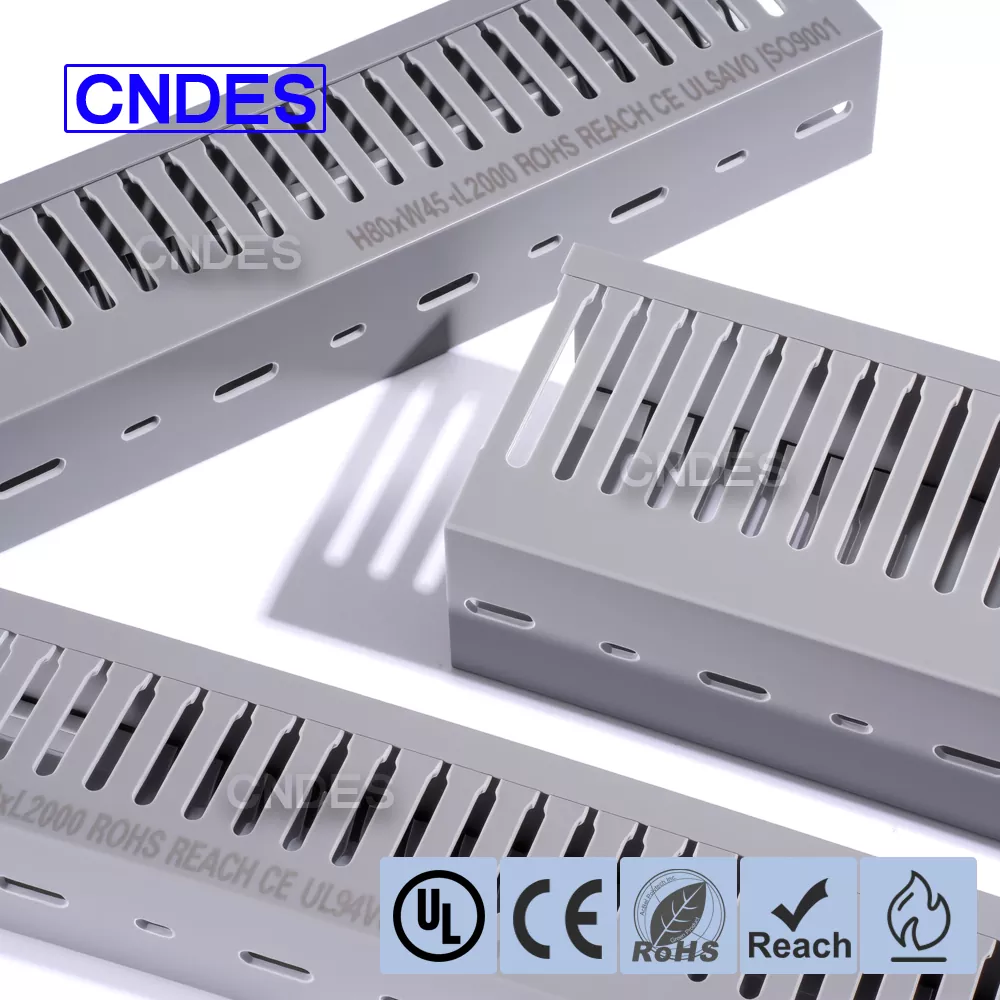 पीव्हीसी अरुंद स्लॉट केबल वायरिंग डक्ट