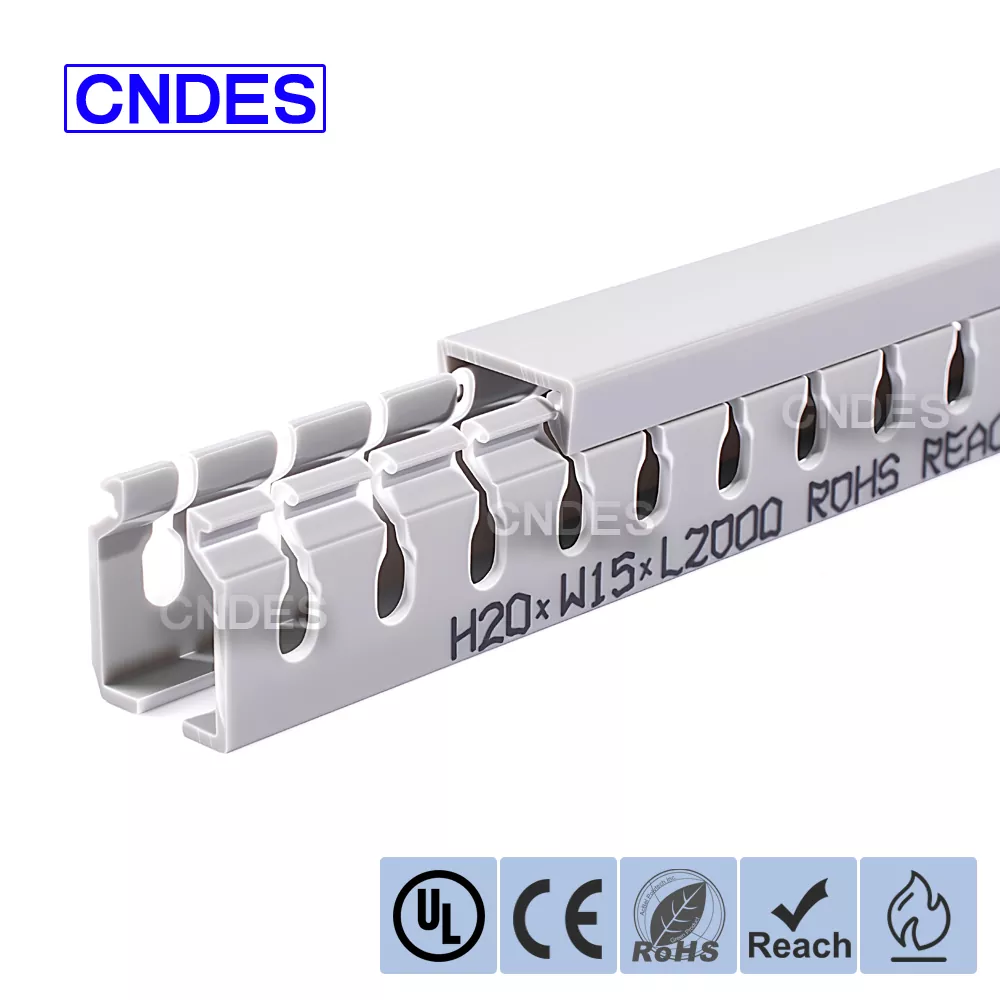 20 मिमी उंची स्लॉटेड पीव्हीसी इलेक्ट्रिकल वायर डक्ट